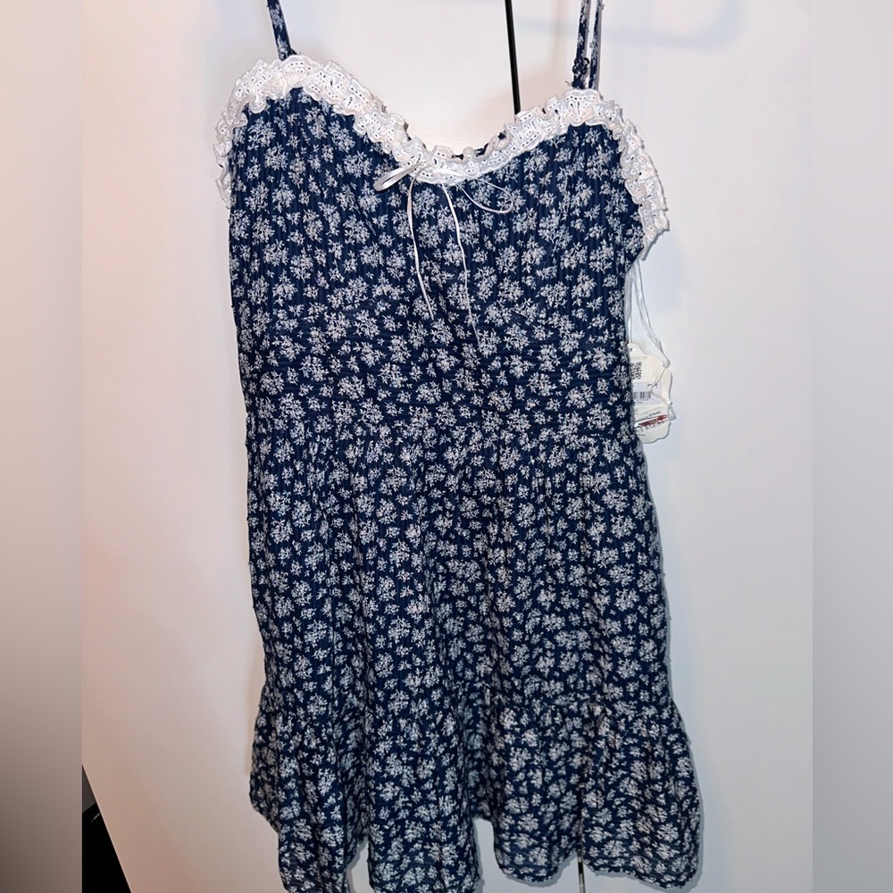 Alter’d State Blue dress with white florals